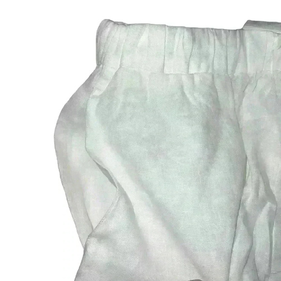 NWT Lahgo by lunya Woven Linen Shorts, Size Large*, Color White - Picture 6 of 10